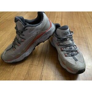 THE NORTH FACE Women's Hiking Sneakers Shoe GREY Pink 7.5 Gorpcore Outdoors camp